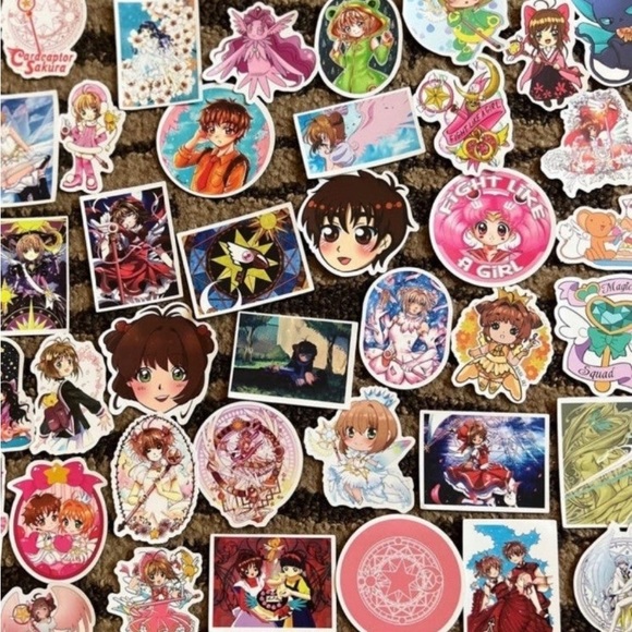 Cardcaptor Anime Sticker Set of 50 pcs Japanese Anime - Picture 2 of 7
